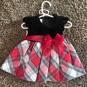 Bonnie Baby Black and Red Dress
